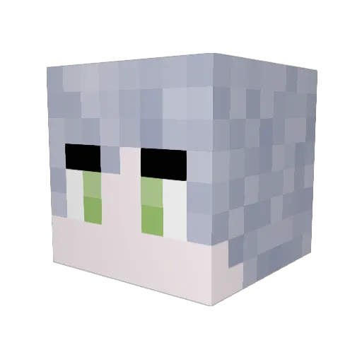 JonDeRiv Minecraft avatar head, 3D render