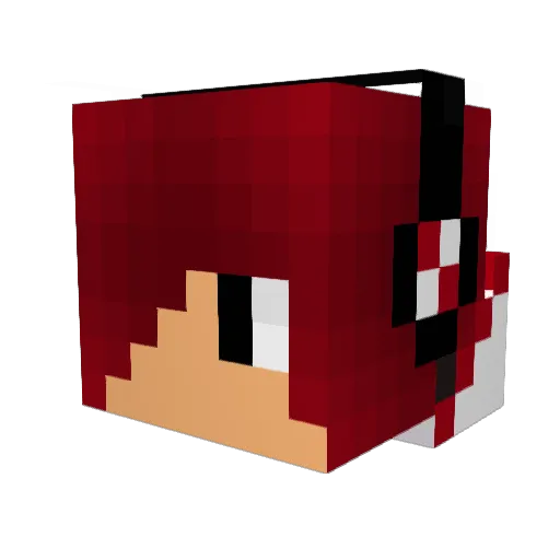 JonDom02 Minecraft avatar head, 3D render