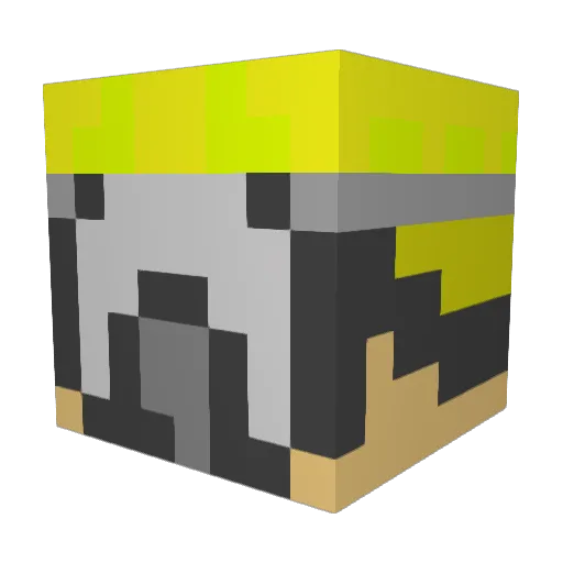 JonJos Minecraft avatar head, 3D render