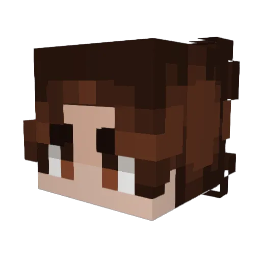 JonKrum Minecraft avatar head, 3D render