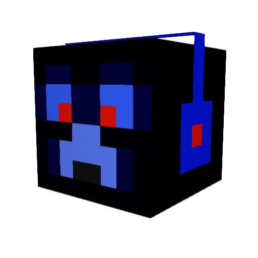 JonKuts Minecraft avatar head, 3D render