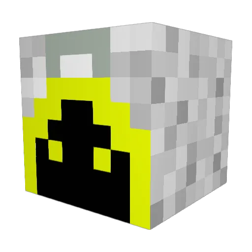 JonMan2001 Minecraft avatar head, 3D render