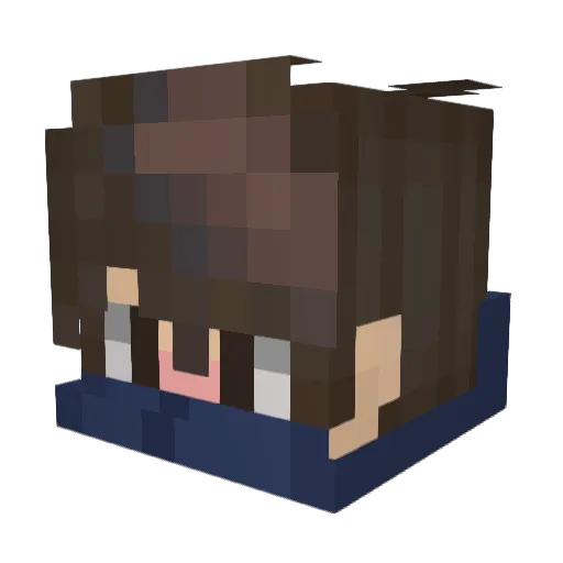 JonMomento Minecraft avatar head, 3D render