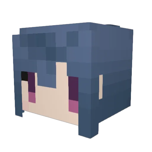 JonMorrisX Minecraft avatar head, 3D render