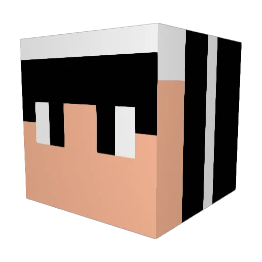 JonNerdGamer Minecraft avatar head, 3D render