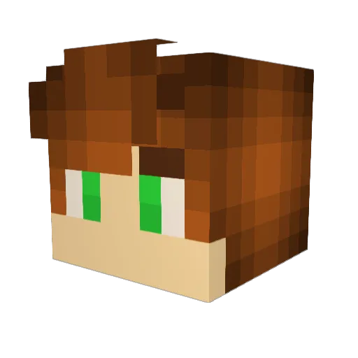 JonOlivencia Minecraft avatar head, 3D render