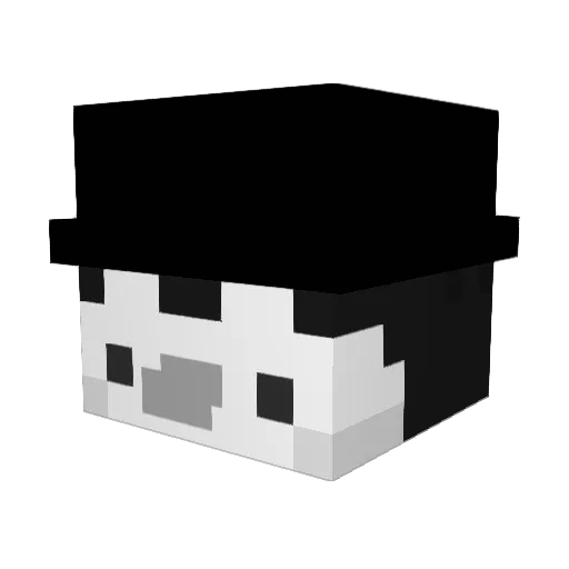 JonSnow123457 Minecraft avatar head, 3D render