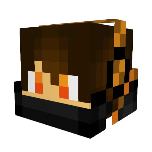 JonTheOutlaw Minecraft avatar head, 3D render