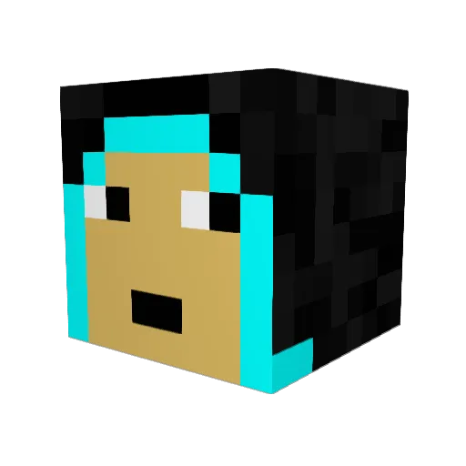 Jon_1304 Minecraft avatar head, 3D render