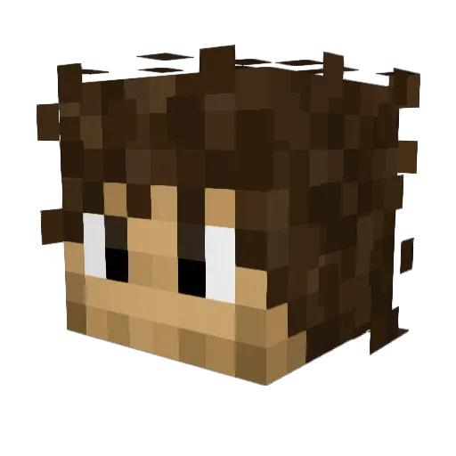 Jon_Flay Minecraft avatar head, 3D render