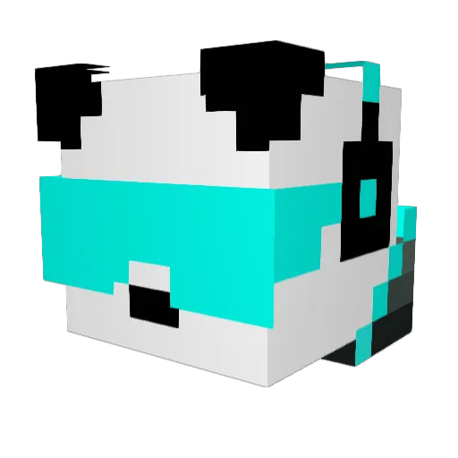 Jon_GG Minecraft avatar head, 3D render