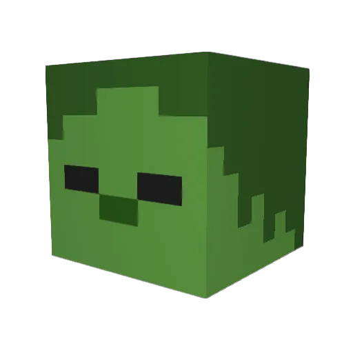 Jon_Kartom Minecraft avatar head, 3D render