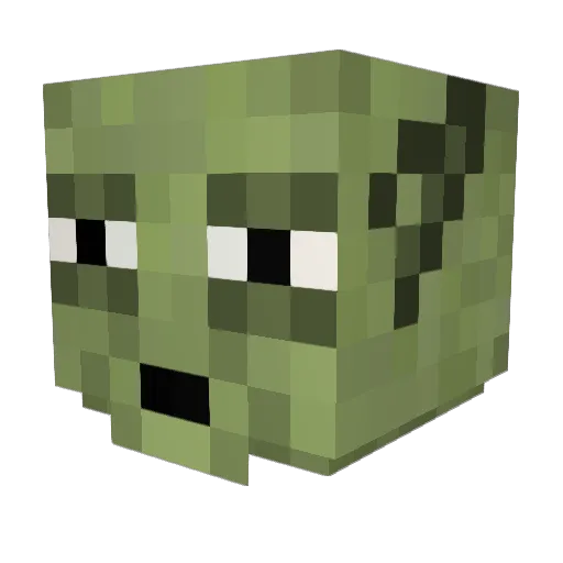 Jon_perdue Minecraft avatar head, 3D render