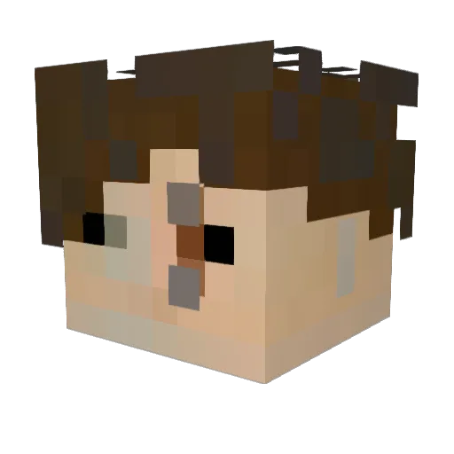 Jona109971 Minecraft avatar head, 3D render