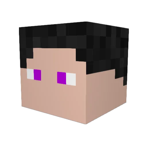 Jona221x Minecraft avatar head, 3D render