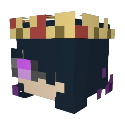 JonaButterFinger Minecraft avatar head, 3D render