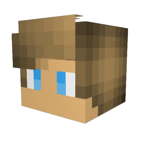 Jona_282 Minecraft avatar head, 3D render