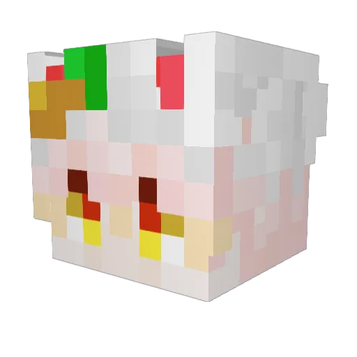 JonahDaBoss69 Minecraft avatar head, 3D render