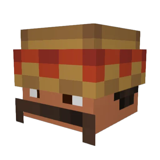 Jonahsam95 Minecraft avatar head, 3D render