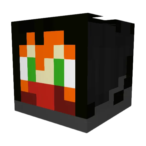 Jonandez Minecraft avatar head, 3D render
