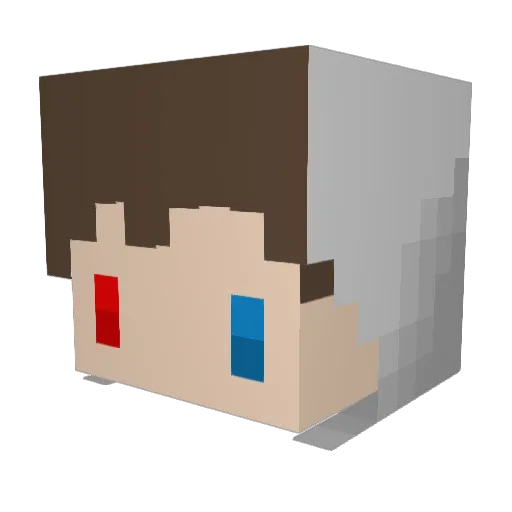 Jonas10Chr10 Minecraft avatar head, 3D render