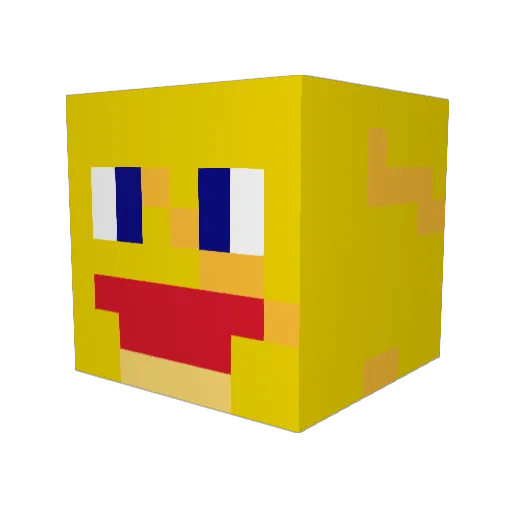 Jonas1337 Minecraft avatar head, 3D render