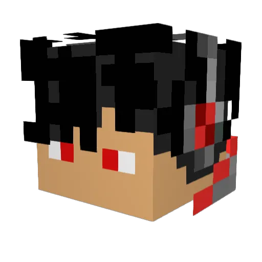 Jonas1520 Minecraft avatar head, 3D render