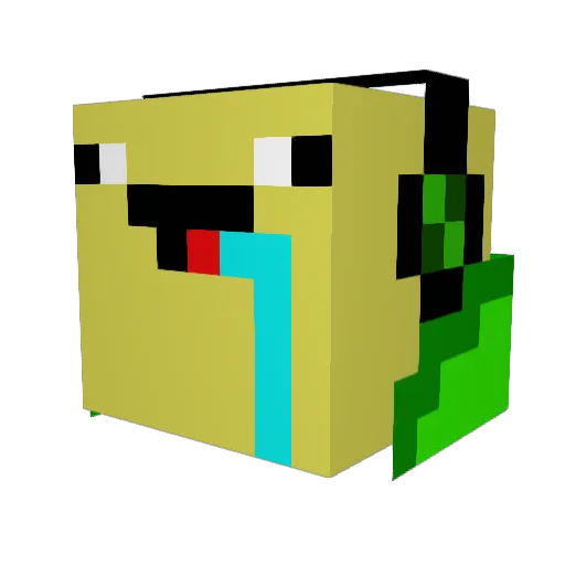 Jonas454512 Minecraft avatar head, 3D render