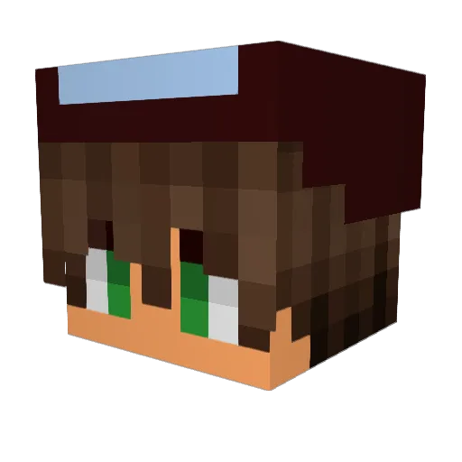 JonasBeatzz Minecraft avatar head, 3D render