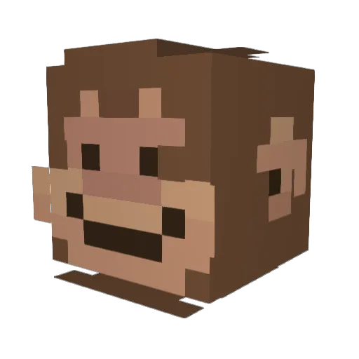 JonasC16 Minecraft avatar head, 3D render