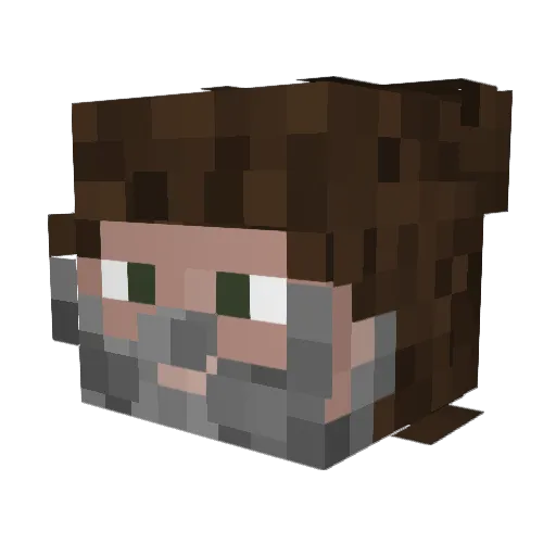 JonasDarnell Minecraft avatar head, 3D render