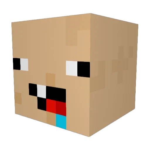 JonasHD1870 Minecraft avatar head, 3D render