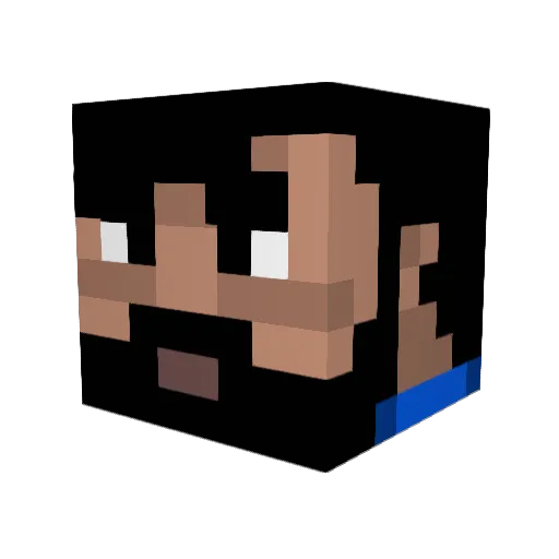 JonasHaddock Minecraft avatar head, 3D render