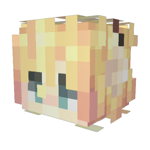 JonasJSRF Minecraft avatar head, 3D render