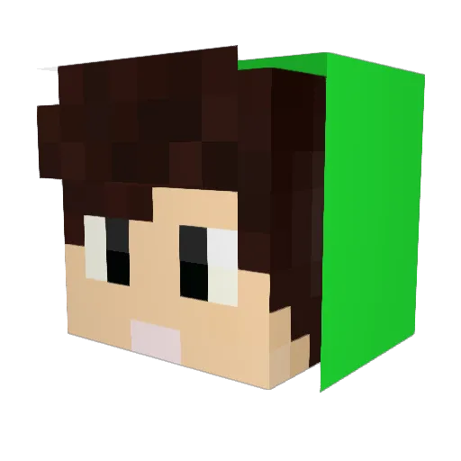 JonasMC_YT Minecraft avatar head, 3D render