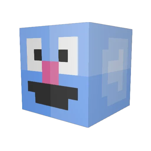 Jonas_03 Minecraft avatar head, 3D render