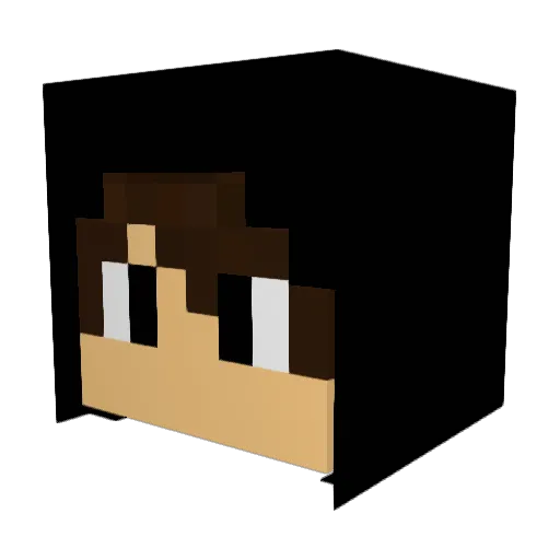 Jonas_Hue Minecraft avatar head, 3D render