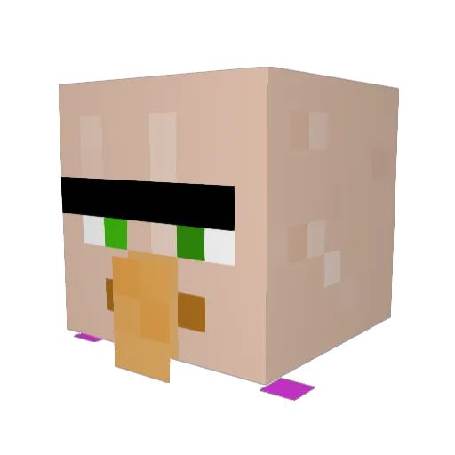 Jonasbfol09 Minecraft avatar head, 3D render