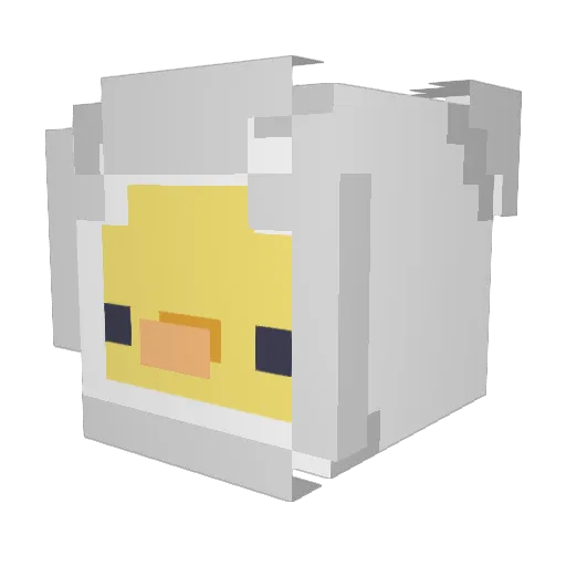 Jonasskrr Minecraft avatar head, 3D render