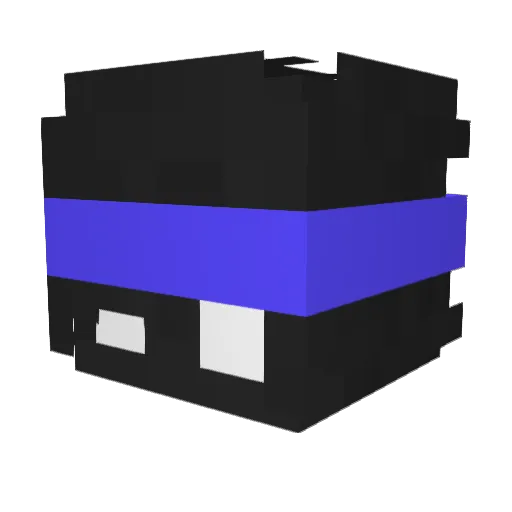 Jonasvh2012vr_pc Minecraft avatar head, 3D render
