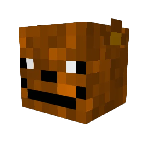 Jonath5 Minecraft avatar head, 3D render