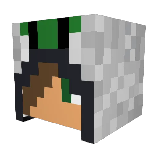 Jonathan102903 Minecraft avatar head, 3D render