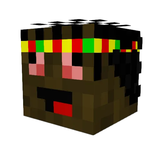 JonathanGamerr Minecraft avatar head, 3D render