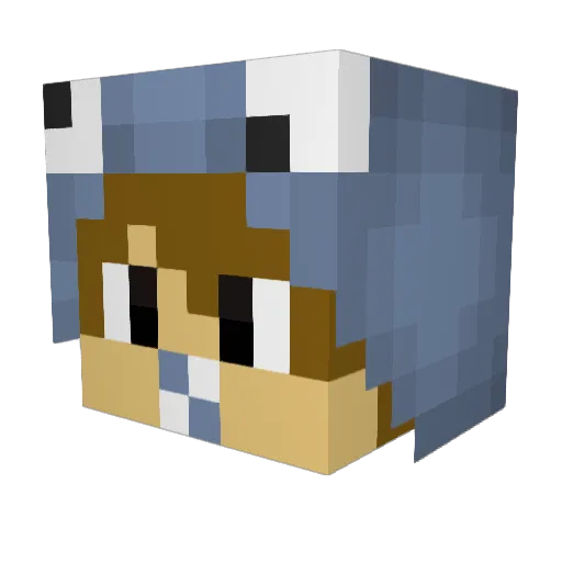 JonathanLara Minecraft avatar head, 3D render
