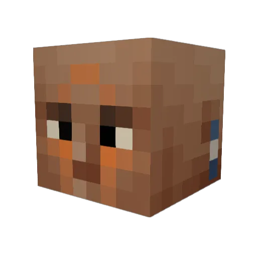 JonathanLawrence Minecraft avatar head, 3D render