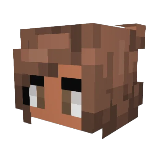 Jonathan_Le Minecraft avatar head, 3D render
