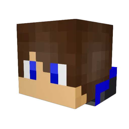 Jonathan_Persson Minecraft avatar head, 3D render