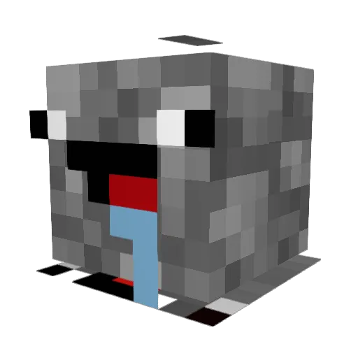 Jonathanchasr Minecraft avatar head, 3D render