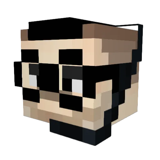 Jonathanmm21 Minecraft avatar head, 3D render