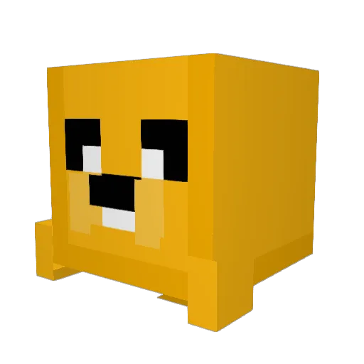 JonathnJ Minecraft avatar head, 3D render